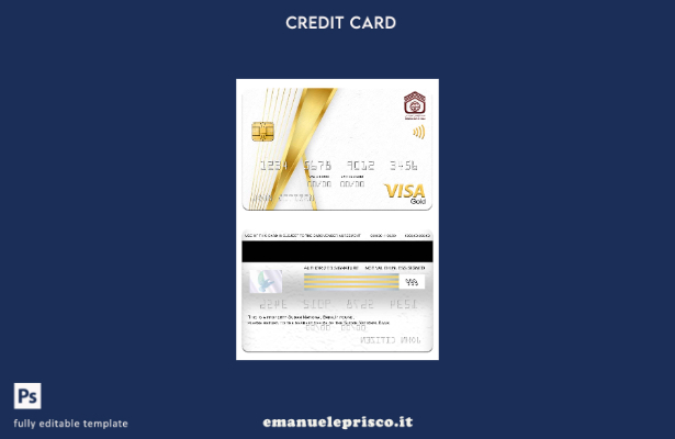 modello di carta oro visto della Banca nazionale del Sudan in stile verificato